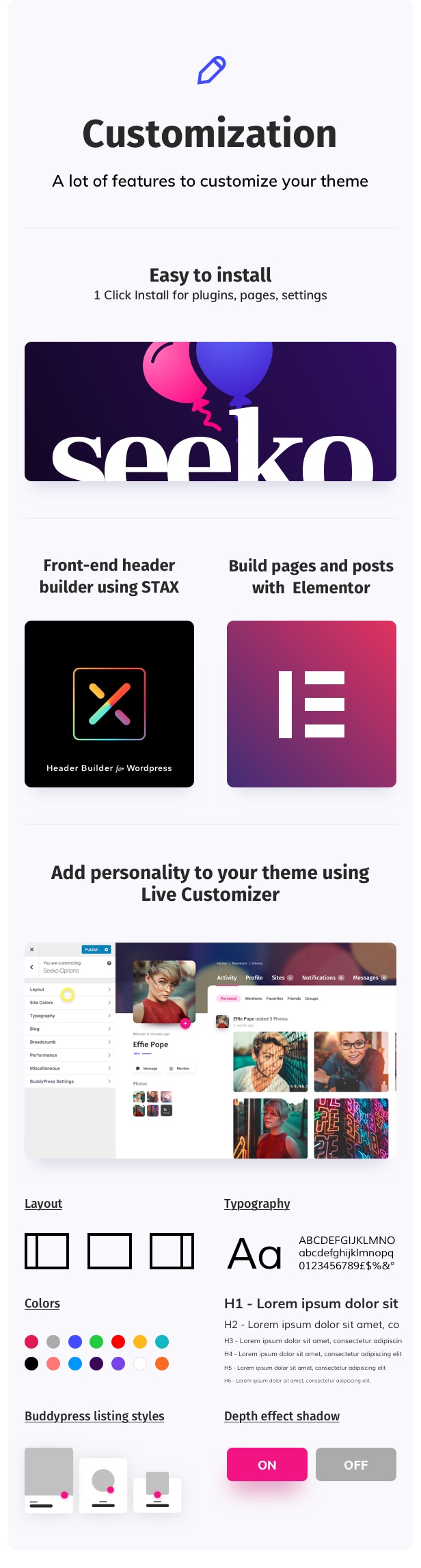 Seeko - Community Site Builder with BuddyPress SuperPowers - 9